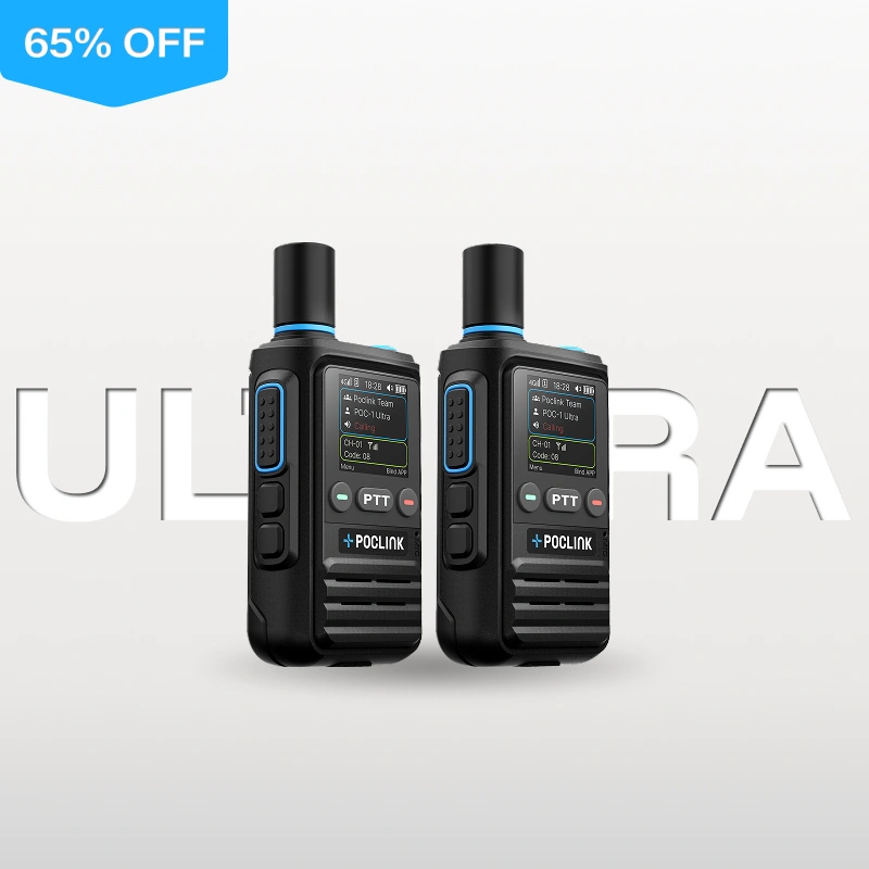 Poclink Global Coverage & Off Grid Dual Mode Walkie Talkie, GPS Tracking (POC - 1 Ultra) - Poclink Radios